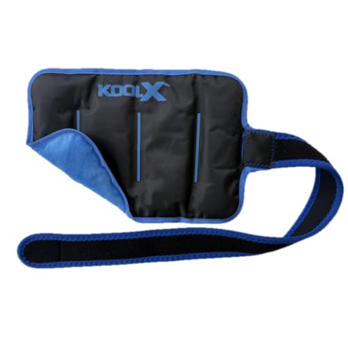 Premium Gel Ice Packs for Injuries Reusable, Flexible Cold Wraps with Straps, Soft Plush & Nylon Sides, Extension Strap, Ice Pack for Knee, Back, Shoulder, Elbow & Calf - Medium - size: Medium - Single Pack