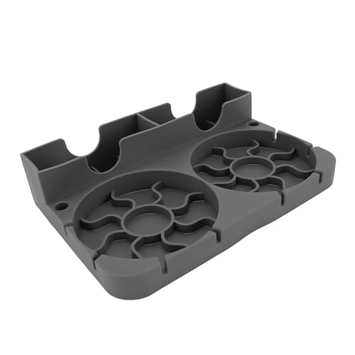Non-Slip Silicone Bottle Drying Rack for Water Bottles - Space-Saving Stand for Home, Office, Kitchen (Gray) - color: Gray