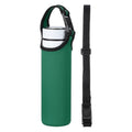 uxcell 2pcs Neoprene Water Bottle Sleeve, 15.5-20oz Insulated Water Glass Bottle Carrier Bag Collapsible Drink Bottle Sleeve Cover Holder with 2 Straps, Dark Green - color: Dark Green