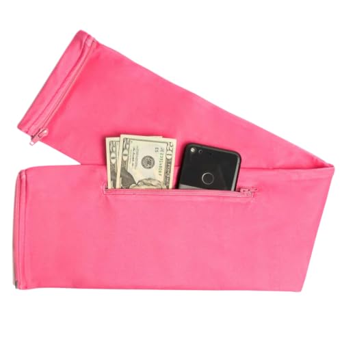 Fusion Belts Running Belt for Women & Men - Patented Side Zipper On Design - color: Hot Pink, size: XS