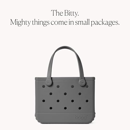 BOGG BAG Bitty Small Tote – 11” x 8.5” x 4.5” – Essential Bags for Beach, Pool, Boat, Sports, Tailgating, Cruise, Travel - color: Fogg