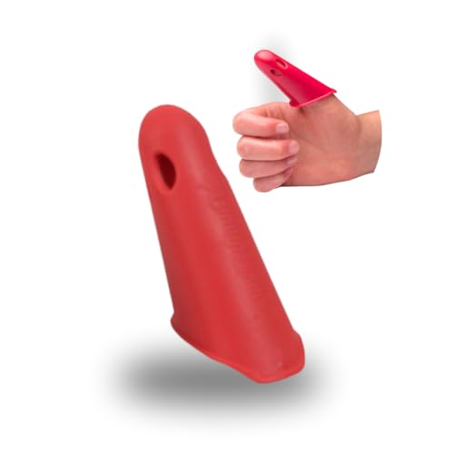 Thumbsavers Massage Tool for Deep Tissue and Trigger Point Massage – Thumb and Joint Support for Massage Therapists, Chiropractors and Physical Therapists – Hand Protection Aid (Small, Red) - size: Small