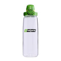 Nalgene 24 oz On The Fly Lock-Top Water Bottle, Clear w/Sprout - color: Clear with Sprout, size: 24 Ounces