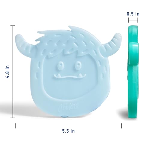Fit & Fresh Cool Coolers Reusable Kids Lunch Box Ice Packs, 4pk - color: Yeti (4 Pack), size: 4 Pack