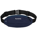 Long Keeper Running Reflective Belt Women Men Sport Walking Waist Pack Phone Holder Travelling Hiking Workout Gym Fanny Pack (Blue) - color: Blue
