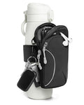 Gym Water with Phone Holder & Wallet, Water Bottle Caddy Versatile Sleeve Bag for Running Sports & Daily Use - color: Black