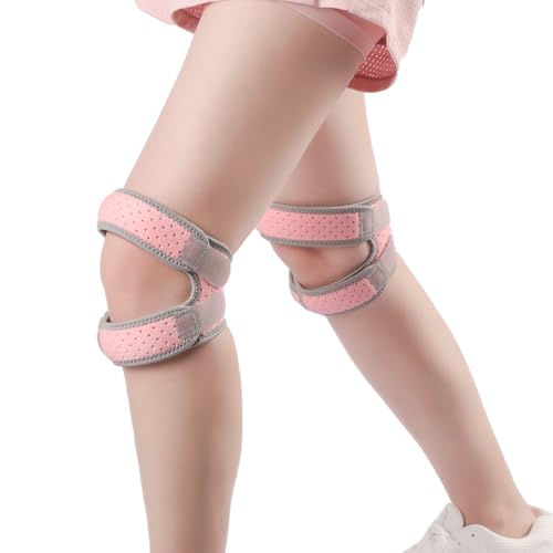 Patella Knee Brace for Women & Men, Patellar Tendon Support Strap for Running, Basketball, Tennis, Gym, Relief for Meniscus Tear, Arthritis, Injury Recovery (1, Pink)