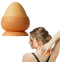 Trigger Point Massage Ball 1 Pcs Silicone Wall Mount Myofascial Release Ball Cone and Cupping 2 in 1 for Back, Neck, Feet, Leg Deep Tissue Self Massage Tool (Orange) - color: Orange