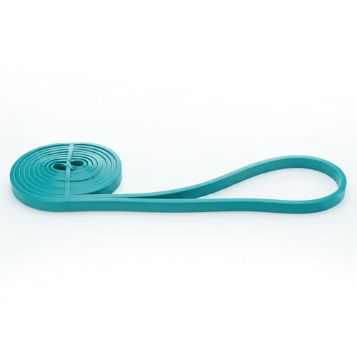 ROSAPOAR Resistance Band Pull up Band Fitness Exercise Bands Natural Latex for Workout Body Stretch Powerlifting Band Fitness Sport Training at Home/The Gym - color: cyan