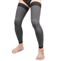 KEKING Full Leg Compression Sleeves, 20-30mmHg Graduated, Unisex, Running - color: Black, size: XX-Large