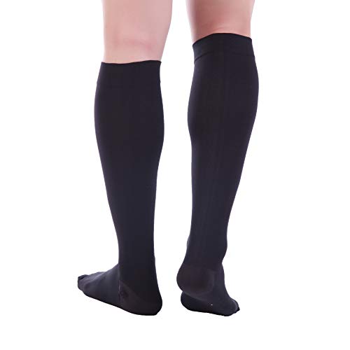 Doc Miller Compression Socks 8-15 mmHg for Women & Men, 1 Pair - color: Black, size: Small