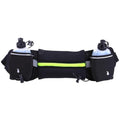 DONGKER Running Waist Bag,Waterproof Waist Pack with 2 Water Bottle Holder & Adjustable Strap & Headphone Hole for Hiking Running Walking Jogging Camping