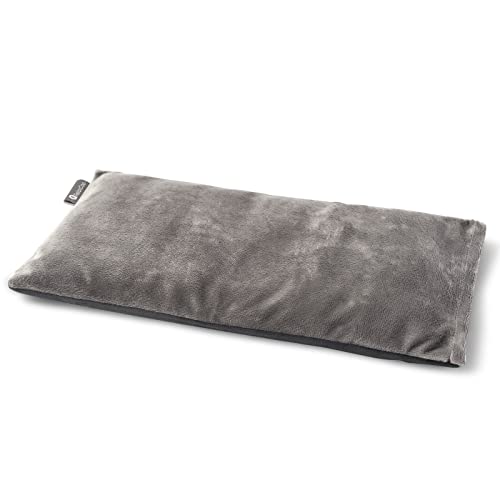 RelaxCoo Microwave Heating pad with Washable Cover 6 * 12" Microwavable Heat Pad for Neck Shoulder, Cramps, Back Pain Relief, Warm Compress Bean Bag Moist Heat Pack for Muscles, Joints, 2 Pack - style: Grey 2 Pack