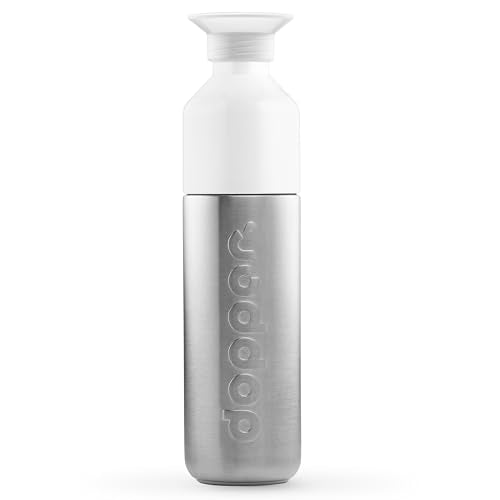 Preserve Dopper Stainless Steel Bottle, 90% Recycled, BPA-Free, 16.5oz - color: Steel