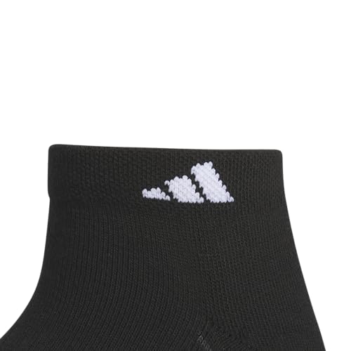 adidas Women's Cushioned Socks 3 Pairs - color: Black/White/Carbon Grey/4.0/Low Cut, size: Medium, style: Low Cut