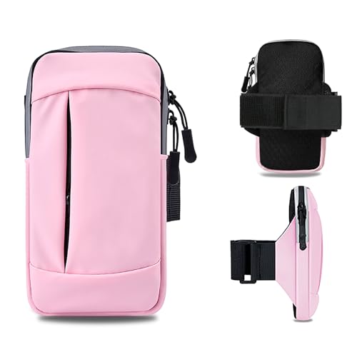 Phone Holder for Running Armband Cell Phone Holder for iPhone 15 14 13 12 11 Pro Max Xs Xr X 8 7 6 Plus SE Mini Galaxy Ultra S24 Note 20 Arm Bands Fit Exercise Workout Bag Women Kids Pouch - color: 8-Pink