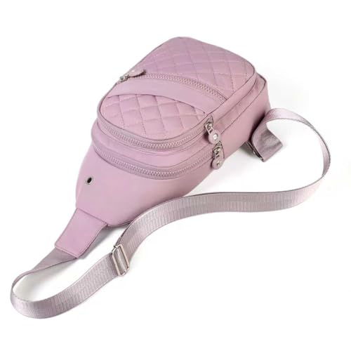AOSTIHOT Crossbody Sling Bag Small Sling Backpack for Women, Chest Daypack Crossbody Shoulder for Travel Sport Running Hiking - color: Purple