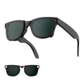 HIBLOKS Polarized Clip-on for Ray-Ban Meta Wayfarer (Large 53-22, Green) - size: Large, Green, Matte Black Frame