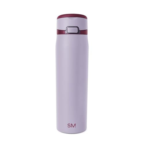 Simple Modern Water Bottle with Straw & Handle | 24oz | Lavender - color: -Lilac Stone, size: 24 Ounces