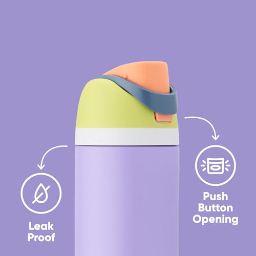 Replacement Cap Compatible with Owala Freesip Water Bottle Bright Yellow - color: bright yellow