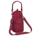 sportsnew 40oz Insulated Crossbody Water Bottle Sling Bag w/Phone Pocket - color: Red