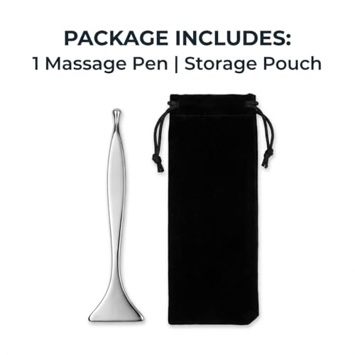 2-in-1 Stainless Steel Acupressure Pen and Gua Sha Tool - size: 1-Pack-p