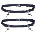 Bib Belt Race Belt Triathlon Running Number Holder 2Pcs Navy Blue - color: Navy Blue