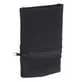 uxcell Wrist Pouch Wrist Wallet Sports Wristband Wallet with Zipper Pocket for Running Jogging Hiking - color: Black