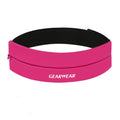 Running Belt | Runner Fanny Pack for Women and Men | Adjustble Waist Band Pack for Storage Phone - color: Pink /26"-43"