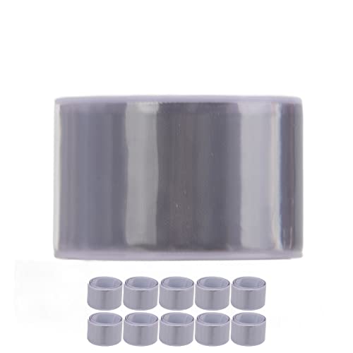 Socobeta Slap Bands, Reflective Arm Band Visible Highly Elastic Dazzling Light for Sports (Silver)