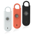Fauxomor 140dB Personal Safety Alarm for Women 3pack Self Defense Keychain - color: White+Orange+Black