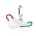 F1&Famous Race Racetrack Charm for Bracelet Necklaces, S925 Sterling Silver Charms, UK Brazil Spain Race Track Charms Jewelry Racing Souvenirs Gift - color: Race Racetrack Q4090)