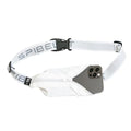 SPIbelt Running Belt Original Monochromatic, Women Men, Phone Holder for Running, Running Fanny Pack, Holder for Phone, Running Waist Pack, Adjustable Waist, [Fits All Phones]. White w/White Zipper - color: White/White Zipper