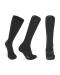 DANISH ENDURANCE Compression Socks, 21-26 mmHg, Circulation Aid, 1 & 2-Pack - color: Solid Black, size: Medium