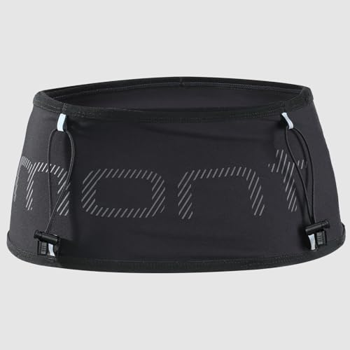 Haimont No-Bounce Running Hydration Belt for Trail & Daily Runs, Black, L - color: Black, size: Large