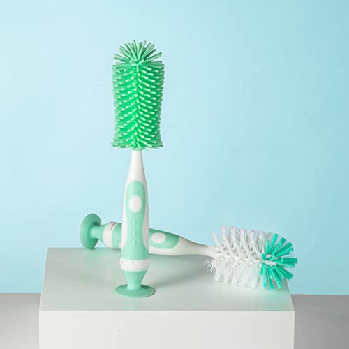 Multifunctional Cleaning Brush, Baby Bottle Brush, Bottle Brush Cleaner - color: Green 1