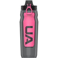 Under Armour 32oz Playmaker Squeeze Water Bottle - color: Pitch Grey/Cerise