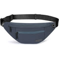 MAXTOP Large Fanny Pack for Men Women Sling Bag with 4-Zipper Pockets - color: Dim Grey, size: Large