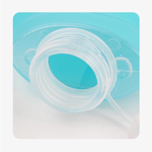 3 Pack, TPU Soft Flask, Collapsible Water Bottle for Running Vest Hydration Pack(Light Blue) - color: Dark blue