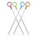 AONEZ 4 Pcs Straw Cleaner Brush Set with Color Hanging Loop