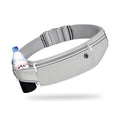 Slim Running Belt for Women Men,Runners Fanny Pack Phone Holder,Money Belt,Running Gear Accessories,with 3 Pockets (Gray) - color: Gray