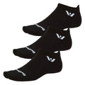 Swiftwick- ASPIRE (3 Pairs) No-Show Running Socks, Cycling Socks, Compression Fit - color: Black-circuit, size: Small