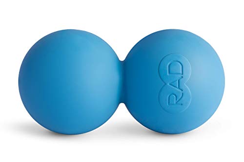 RAD Original Peanut Massage Ball – Medium Density Yoga Deep Tissue Roller Ball – Myofascial Release for Back, Neck, Feet, Psoas & Spine – Suboccipital & Thoracic Trigger Point Therapy - style: Medium Density