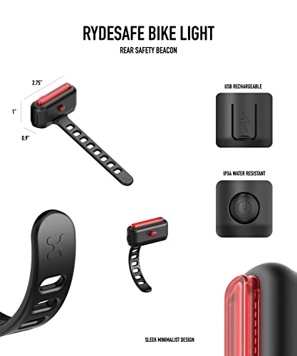 RydeSafe Bike Light - color: Black