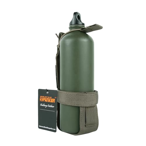 EXCELLENT ELITE SPANKER Tactical Military Portable Belt Bottle Holder Pouch - color: Ranger Green
