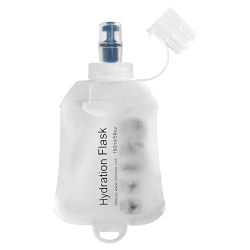 150ml Soft Flask Soft Water Bottle for Running, Hiking, Cycling and Climbing - White - color: 150ml, white