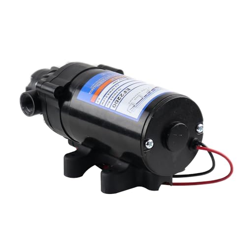 Everflo 12V On-Demand Diaphragm Sprayer Pump - 2.2GPM, 70 PSI, 3/8" FNPT Ports - size: 2.2 GPM, style: FNPT Ports