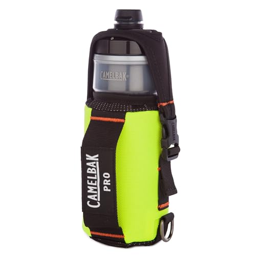 CamelBak Professional Insulated 21 OZ. Bottle with Rugged Poly Canvas Holder, Metal Belt Clip and Adjustable Straps - color: Hi Vis Yellow (Bottle)