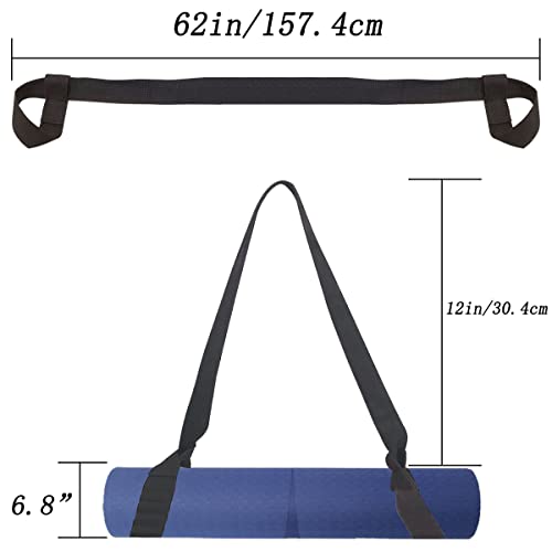 Tenalleys 1Pcs Adjustable Yoga Mat Strap Multi-Purpose Straps Easy-Cinch Yoga Mat Sling