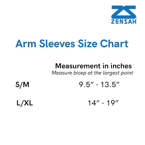 Zensah Compression Arm Sleeves - Made in USA, Thermal Arm Warmers for Cycling and Running with UV Sun Protection - color: Navy, size: Small-Medium